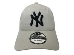 NEWERA (ニューエラ) ニューヨーク・ヤンキース 9TWENTY CAP ベースボールキャップ 60471472 F ベージュ×ブラック ウィメンズ/043