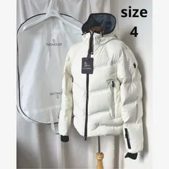 モンクレール GRENOBLEダウンジャケットARCESAZ サイズ4 白 MONCLER