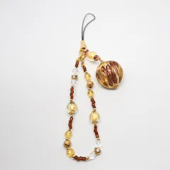 イタリアン雑貨 ビーズ ストラップ アンティーク ベネチアンガラス