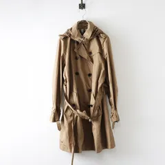 美品 バーバリーロンドン BURBERRY LONDON パッカブルレインコート トレンチコート 46＼モカ ブラウン 裏地ノバチェック【2400014664089】のサムネイル