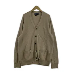 POLO RALPH LAUREN PIMA COTTON ｶｰﾃﾞｨｶﾞﾝ XL ﾍﾞｰｼﾞｭ