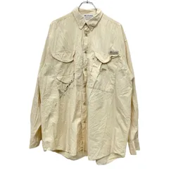 Columbia 長袖 無地シャツ L イエロー コロンビア ボタン PFG フィッシング シャツ シンプル 春物 a711-5006のサムネイル