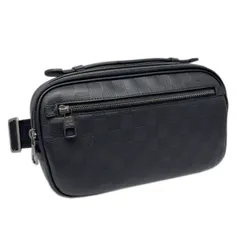 【中古】 ルイヴィトン バッグ ダミエアンフィニ アンブレール ボディバッグ N41288 ブラック メンズ