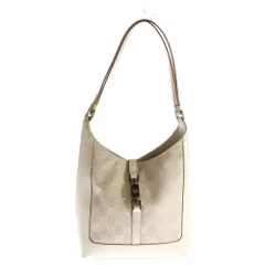 GUCCI (グッチ) GGキャンバス ジャッキーワンショルダーバッグ アイボリー 0013876