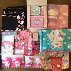 希少全て未使用】ハローキティ ハンカチ 1枚ガーゼ生地 タオル バッグ