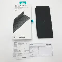 ロジクール KEYS TO GO 2 for iPad ワイヤレス キーボード iK1043GRA 薄型 軽量 222g Bluetooth  無線 Easy-Switch Mac iPad iOS iK1043