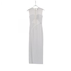 ALAIA ALAIA ワンピース Knit Molded Midi Dress ホワイト その他 ワンピース レディース Used A