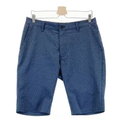 サイズ：LL EDWIN GOLF エドウィンゴルフ  ハーフパンツ シアサッカー チェック柄 ネイビー系 [240101551157] ゴルフウェア メンズ ストスト