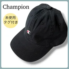 未使用 チャンピオン コットンツイルキャップ ブラック ウォッシュ加工 綿100％ C8-K703C 黒 champion メンズ レディース ユニセックス