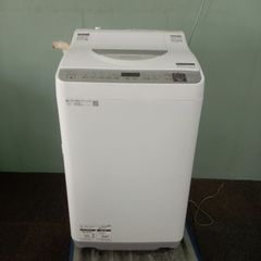SHARP 縦型洗濯乾燥機 ES-T550-S 本体 - メルカリ