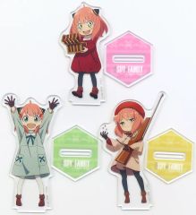 [Used] Acrylic Stand• Acrylic Panel [Single Item] Anya Forger Original Illustration Acrylic Panel Stand Set of 3: "Blu-ray/DVD Theatrical Version SPY×FAMILY CODE: White Animate Original Goods Bundle Edition" Included Bonus