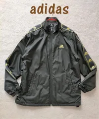 adidas アディダス ナイロントラックジャケット 黒 L