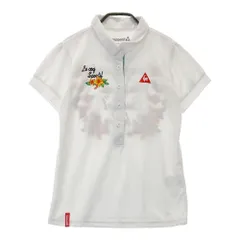 サイズ：M LE COQ GOLF ルコックゴルフ  半袖ポロシャツ  ホワイト系 [240101539570] ゴルフウェア レディース ストスト