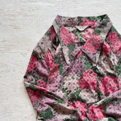 VIVIENNE TAM】大花柄 ノースリーブワンピース ネイビー ac - メルカリ