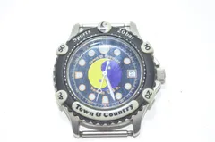 【送料無料】 タウン＆カントリー Town & Country ORIENT製 20気圧防水 腕時計 スポーツダイバー ヤンヤンマーク メンズ 077324-00 CA