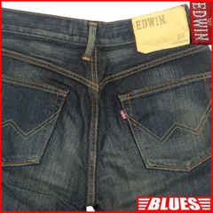EDWIN エドウィン W31 デニム XV 古着 404XV バイク メンズ 日本製 鬼ひげ ヴィンテージ加工 ダメージ加工 エドウィン_ウエスト73cmから77cm一覧←SEULB屋着古← X8066