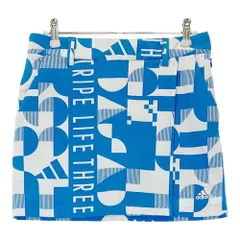 サイズ：S ADIDAS GOLF アディダスゴルフ  インナー付 ストレッチスカート 総柄 ブルー系 [240101550511] ゴルフウェア レディース ストスト