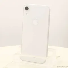 〔中古品〕 iPhoneXR 64GB ホワイト MT032J／A SIMフリー【258】