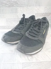 ◇ Θ PUMA プーマ 385510-12 ST ランナー V3 メッシュ スニーカー シューズ サイズ24.5㎝ ブラック系 レディース E  【1507230013613】