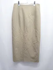 ◇ ⊂ Loungedress ラウンジドレス フロントジップ ロング丈 タイト スカート サイズS ベージュ系 レディース E  【1507230013934】のサムネイル
