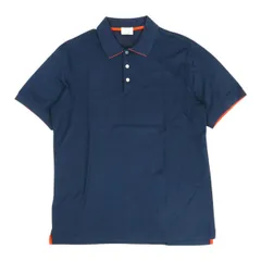 HERMES（エルメス）　ポロシャツ　ネイビー　Made in Italy HERMES（エルメス） ポロシャツ ネイビー Made in Italy