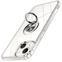 【在庫セール】スタンド機能 ストラップホール付き 薄型 軽量 車載ホルダー対応 耐衝撃 ソフトケース メッキ加工 スマホケース OURJOY おしゃれ 透明 カバー 携帯ケース・クリア 15 15 アイホン リング付き クリア ケース 適用 iPhone