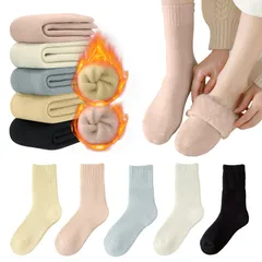 【特価セール】防寒保温 極暖38℃恒温蓄熱 蒸れず あったかい 伸縮性 厚手 耐久性 5足セット 吸汗速乾 ソックス 抗菌 暖かい 男女兼用 冬 スキー レディース 室内 靴下 アウトドア [aninako]