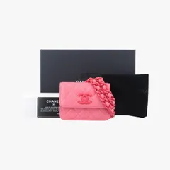 シャネルChanelマトラッセ ミニ トレンディCC ピンク キャビアスキン AP1955 30945720