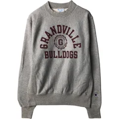 古着 チャンピオン Champion REVERSE WEAVE リバースウィーブ 3連プリント カレッジスウェットシャツ トレーナー メンズS相当/eaa595300