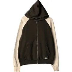 古着 00年代 アディダス adidas EQUIPMENT エキップメント ツートン スウェットフルジップパーカー メンズL相当/eaa595332