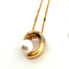 【鑑定済み】正規品 TASAKI 田崎 真珠 パール ネックレス シルバー GP仕上げ ゴールドカラー ブランド ジュエリー アクセサリー