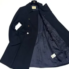 ビューティー&ユース ユナイテッドアローズ BEAUTY&YOUTY UNITED ARROWS ダブルブレスト Pコート 濃紺