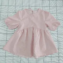 ◇ ⊂ KOBE LETTUCE コウベレタス 半袖 バックリボンペプラムトップス ピンク系 レディース E  【1508270008898】