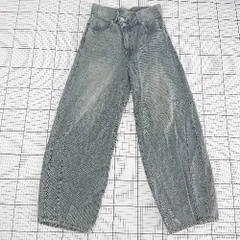 ◇ Θ classicalelf クラシカルエルフ アシメウエストカーブデニムパンツ サイズM ブルー系 レディース E  【1508270008843】