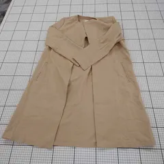 ◇ ⊇ IEDIT イディット ボタンレス 長袖 トレンチコート スプリングコート サイズSP ベージュ系 レディース E  【1508060013743】