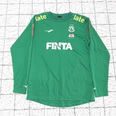 ◇ ⊂ ＦＩＮＴＡ フィンタ サッカー 長袖 Tシャツ カットソー サイズM グリーン系 メンズ E  【1508060014078】