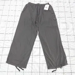 ◇ Θ 未使用 JaVa ジャバ タグ付き ミリタリーピグメントカーゴパンツ サイズL チャコール レディース メンズ E  【1508060014276】