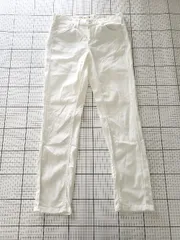 ◇ Θ SOMETHING サムシング ストレッチ スキニー パンツ サイズ26×30 ホワイト系 レディース E  【1508060014207】