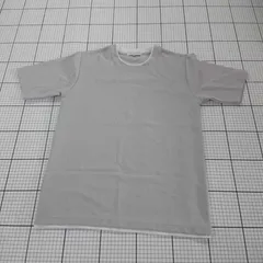 ◇ ⊂ アデイインザライフ ユナイテッドアローズ 重ね着風 半袖 Tシャツ カットソー サイズL グレー系 レディース メンズ E  【1508060016287】