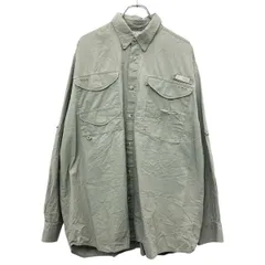 Columbia 長袖 無地シャツ XL コロンビア PFG フィッシングシャツ ボタンダウン コットン 春物 a711-5094のサムネイル