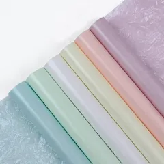 【特価セール】LKCCTK お花紙 ラッピングペーパー 薄葉紙 35x50cm 6色 半透明 花束ラッピング 贈り物 包装 結婚式 バレンタインデー 記念日 花屋 お酒 ギフトショップ 装飾用 30枚入