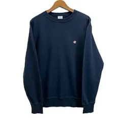 Champion　スウェット　トレーナー　トップス　クルーネック　裏毛　コットン　ワンポイントロゴ　刺しゅう　ブランドロゴ　オーバーサイズ　ビックサイズ　大きめ　C3-C019　古着