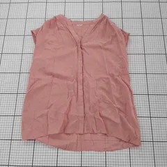 ◇ ⊂ IENA イエナ 薄手 ノースリーブ シャツ ブラウス サイズ表記なし ピンク系 レディース E  【1508260056021】