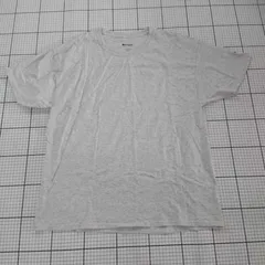◇ Θ Champion チャンピオン コットン 半袖 Tシャツ カットソー サイズXL グレー系 メンズ E  【1508260056007】