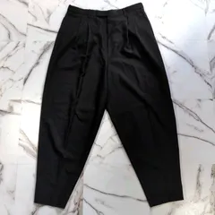 18AW LAD MUSICIAN WOOL GABARDINE 2TUCK TAPERED WIDE SLACKS PANTS   44(M) 黒のサムネイル