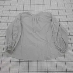 ◇ ⊂ GLOBAL WORK グローバルワーク 長袖 ブラウス サイズM ライトグレー系 レディース E  【1508260058025】