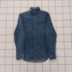 ◇ Θ GAP ギャップ 長袖 デニム シャツ サイズS ブルー系 メンズ E  【1508260057950】