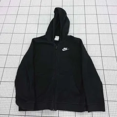 ◇ ⊇ NIKE ナイキ 裏起毛 長袖 ジップアップ パーカー サイズM ブラック系 レディース E  【1508260057929】