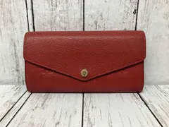 LOUIS VUITTON／モノグラム・アンプラント ポルトフォイユ・サラ／M61181／レッド／財布／長財布／ルイヴィトン