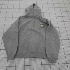 ◇ ⊇ MONO-MART モノマート 刺繍デザイン 長袖 プルオーバー パーカー サイズL ライトグレー系 メンズ E  【1508260060226】